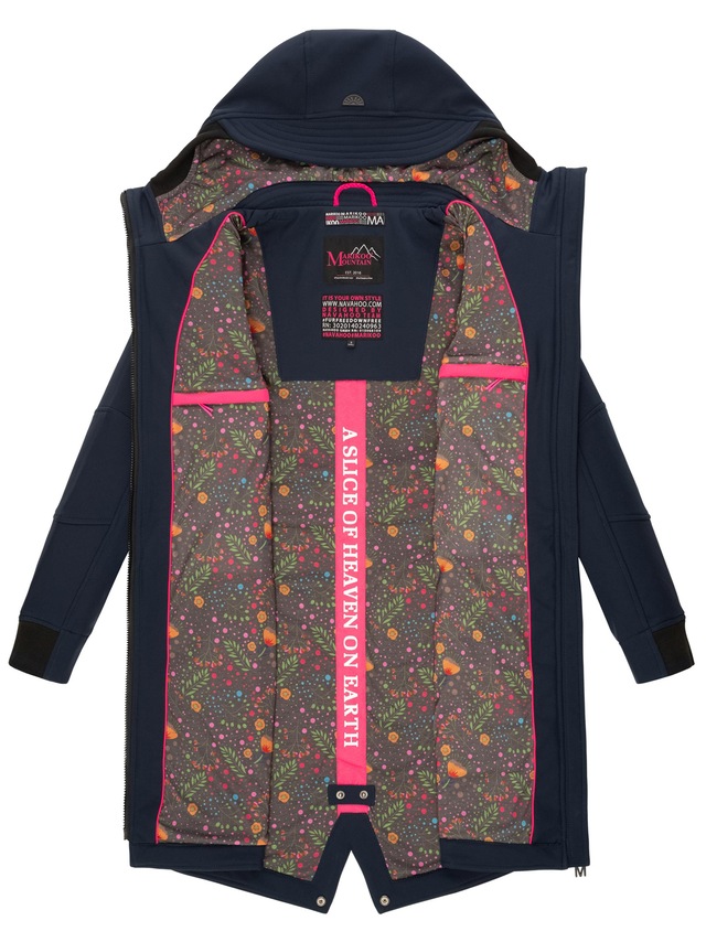 Marikoo Softshelljacke »Mount Furnica« mit hochschließendem Kragen