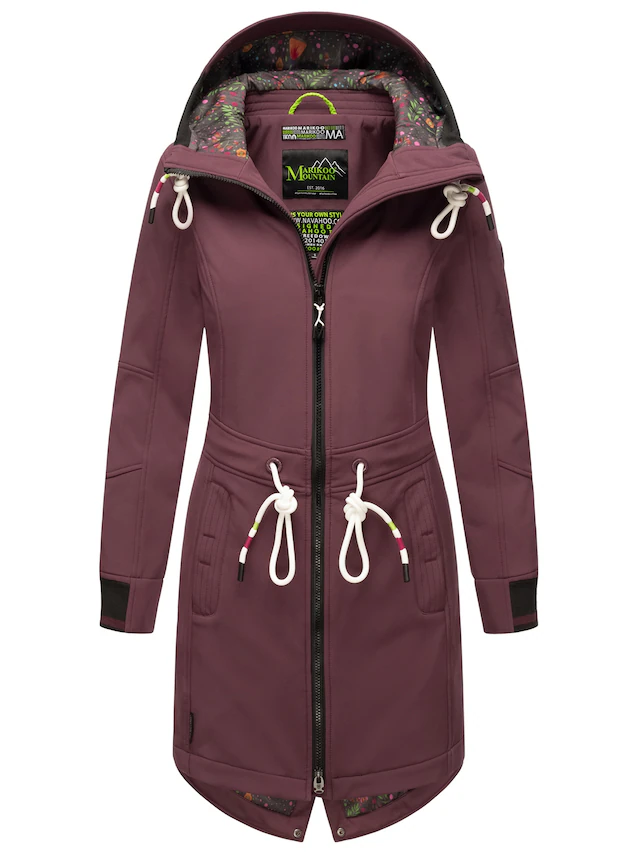 Marikoo Softshelljacke »Mount Furnica« mit hochschließendem Kragen
