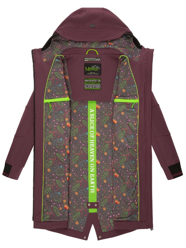 Marikoo Softshelljacke »Mount Furnica« mit hochschließendem Kragen