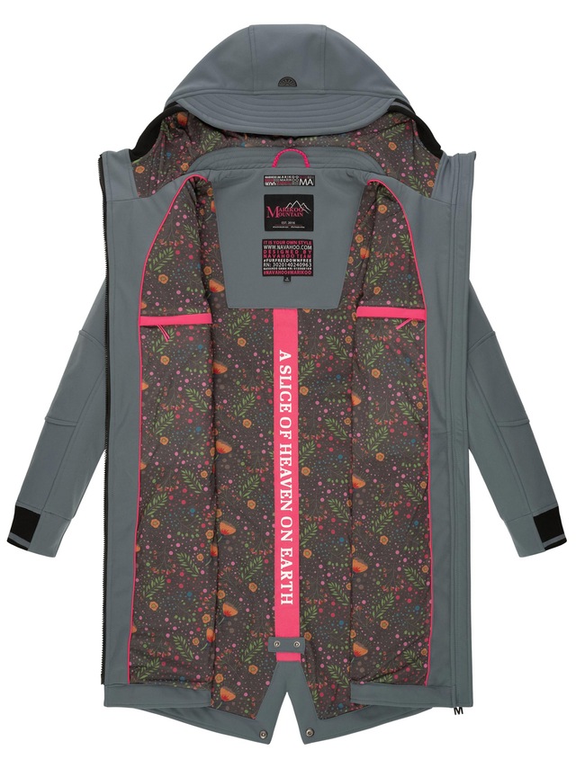 Marikoo Softshelljacke »Mount Furnica« mit hochschließendem Kragen