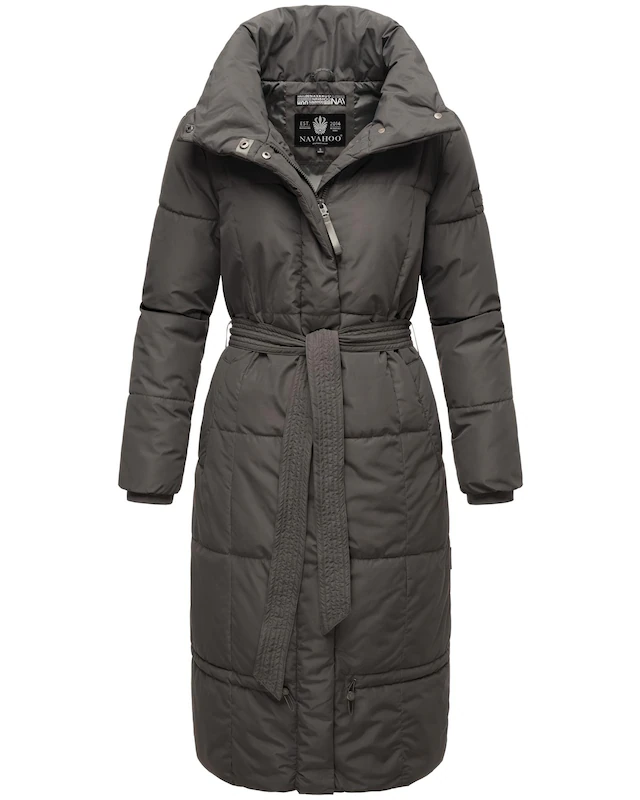 Navahoo Steppmantel »Mirenaa« Stylischer Damen Wintermantel mit Gürtel