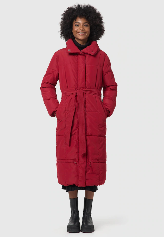 Navahoo Steppmantel »Mirenaa« Stylischer Damen Wintermantel mit Gürtel