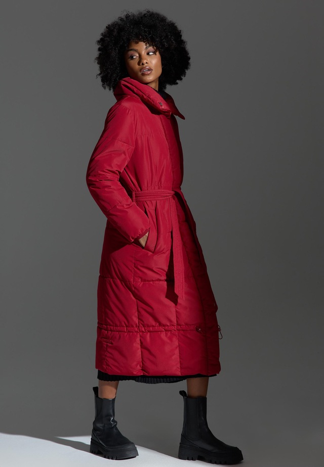Navahoo Steppmantel »Mirenaa« Stylischer Damen Wintermantel mit Gürtel