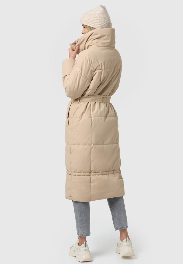 Navahoo Steppmantel »Mirenaa« Stylischer Damen Wintermantel mit Gürtel