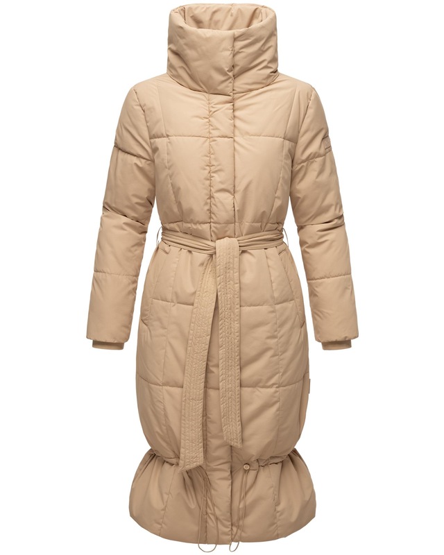 Navahoo Steppmantel »Mirenaa« Stylischer Damen Wintermantel mit Gürtel