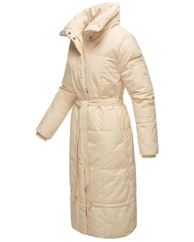 Navahoo Steppmantel »Mirenaa« Stylischer Damen Wintermantel mit Gürtel