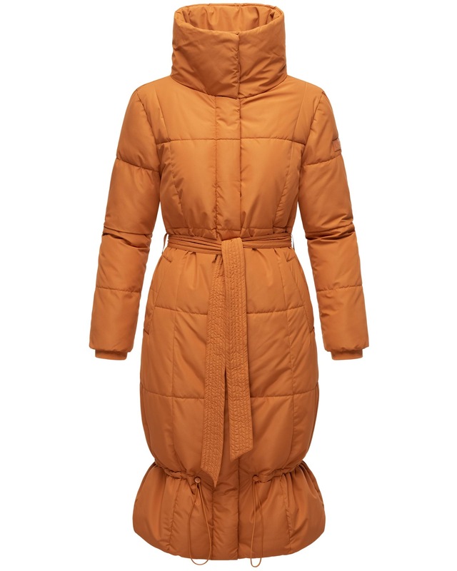 Navahoo Steppmantel »Mirenaa« Stylischer Damen Wintermantel mit Gürtel