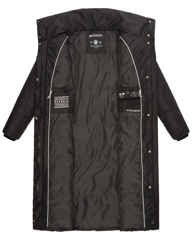 Navahoo Steppmantel »Mirenaa« Stylischer Damen Wintermantel mit Gürtel