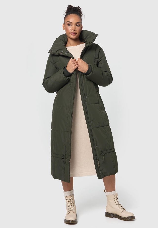 Navahoo Steppmantel »Mirenaa« Stylischer Damen Wintermantel mit Gürtel