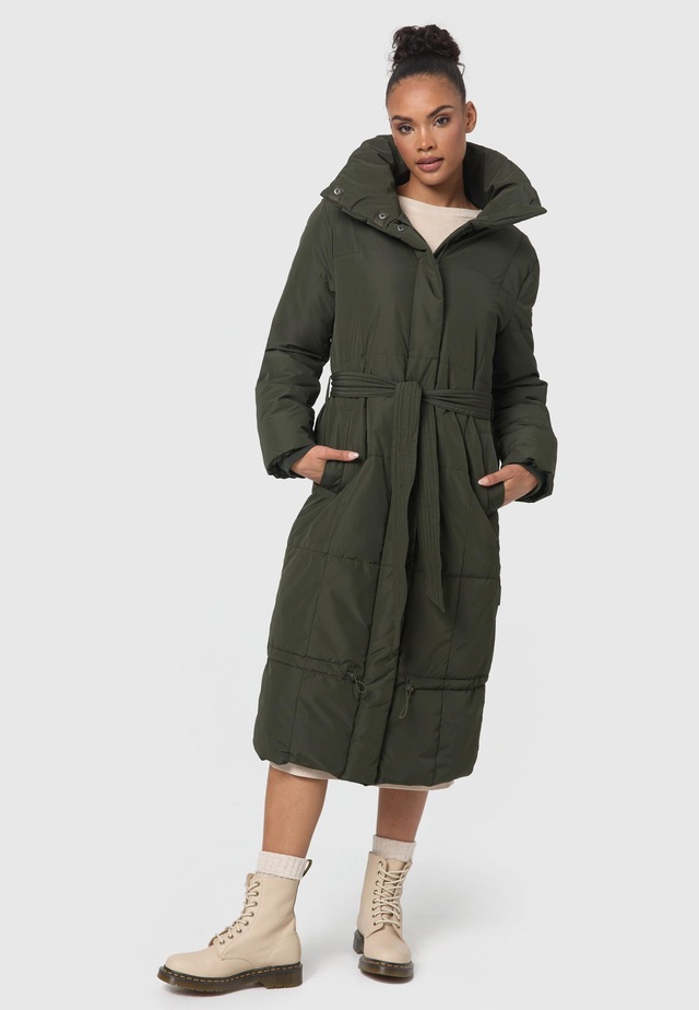 Navahoo Steppmantel »Mirenaa« Stylischer Damen Wintermantel mit Gürtel