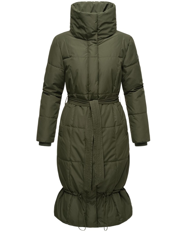 Navahoo Steppmantel »Mirenaa« Stylischer Damen Wintermantel mit Gürtel