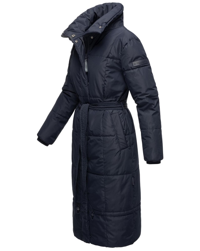 Navahoo Steppmantel »Mirenaa« Stylischer Damen Wintermantel mit Gürtel