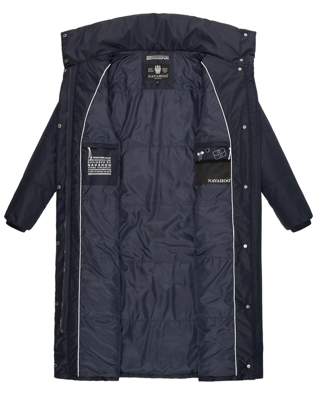 Navahoo Steppmantel »Mirenaa« Stylischer Damen Wintermantel mit Gürtel