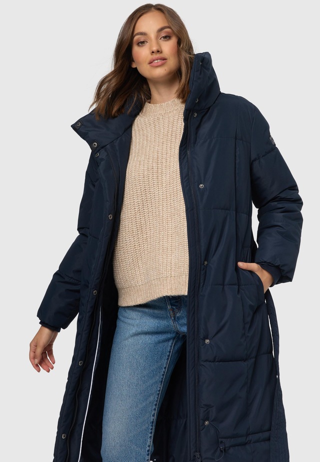 Navahoo Steppmantel »Mirenaa« Stylischer Damen Wintermantel mit Gürtel