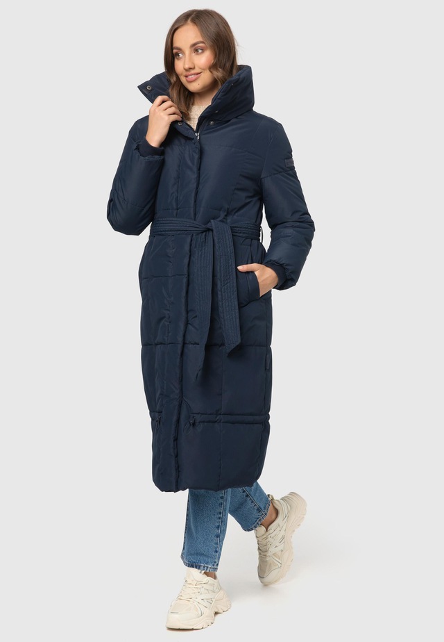 Navahoo Steppmantel »Mirenaa« Stylischer Damen Wintermantel mit Gürtel
