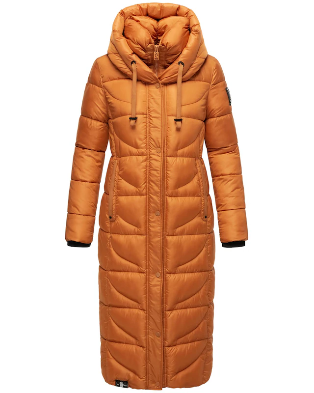 Navahoo Steppmantel »Waffelchen« Wintermantel mit Gehschlitzen und Kapuze
