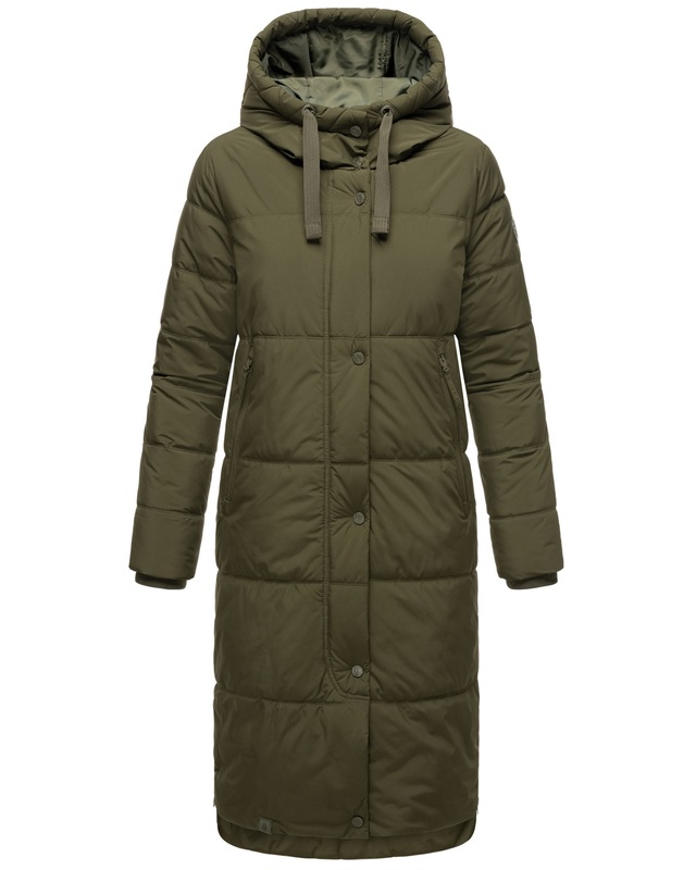 Marikoo Winterjacke »Soranaa« langer Winter Mantel mit Kapuze