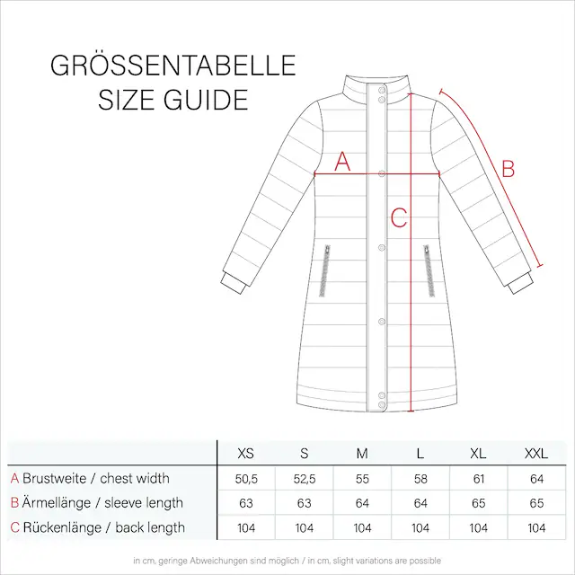 Marikoo Winterjacke »Soranaa« langer Winter Mantel mit Kapuze