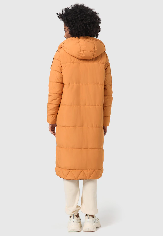 Marikoo Winterjacke »Soranaa« langer Winter Mantel mit Kapuze