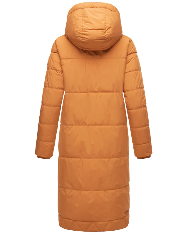 Marikoo Winterjacke »Soranaa« langer Winter Mantel mit Kapuze