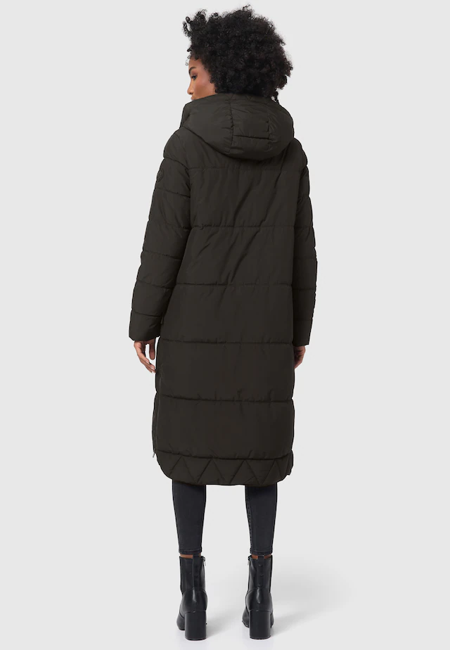 Marikoo Winterjacke »Soranaa« langer Winter Mantel mit Kapuze