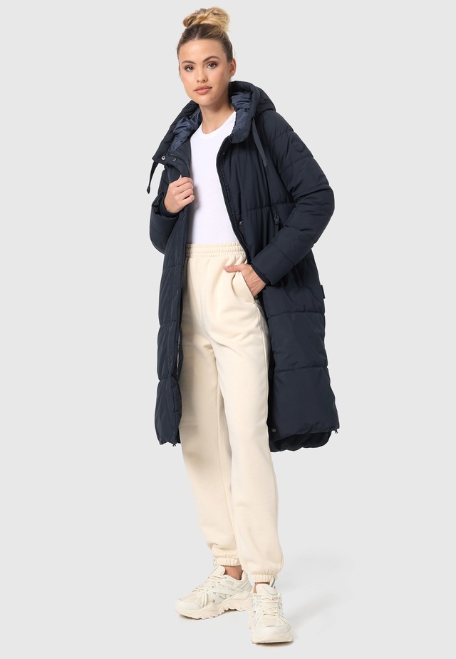 Marikoo Winterjacke »Soranaa« langer Winter Mantel mit Kapuze