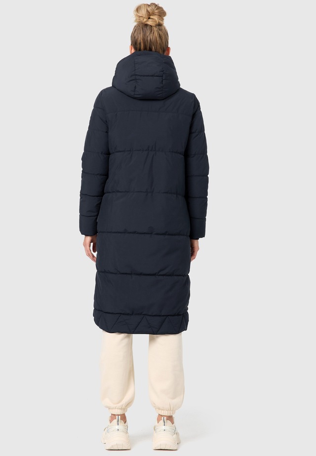 Marikoo Winterjacke »Soranaa« langer Winter Mantel mit Kapuze