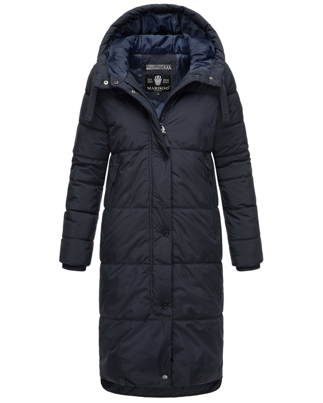 Marikoo Winterjacke »Soranaa« langer Winter Mantel mit Kapuze