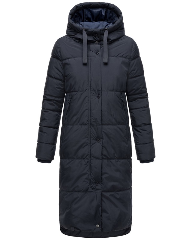 Marikoo Winterjacke »Soranaa« langer Winter Mantel mit Kapuze