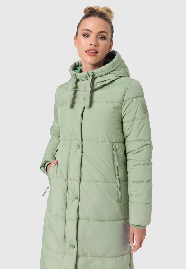 Marikoo Winterjacke »Soranaa« langer Winter Mantel mit Kapuze