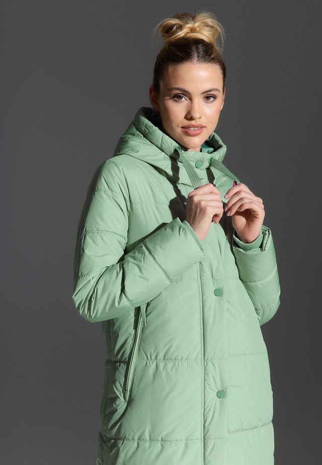 Marikoo Winterjacke »Soranaa« langer Winter Mantel mit Kapuze