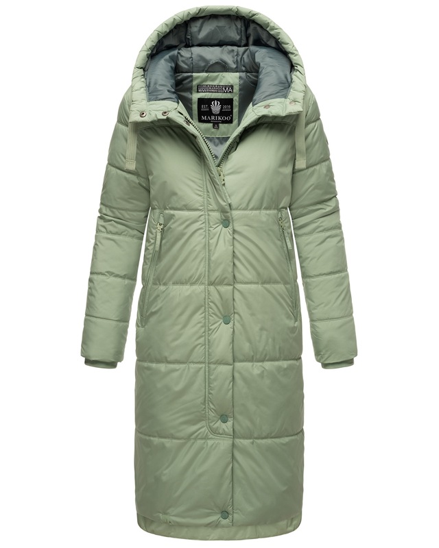 Marikoo Winterjacke »Soranaa« langer Winter Mantel mit Kapuze