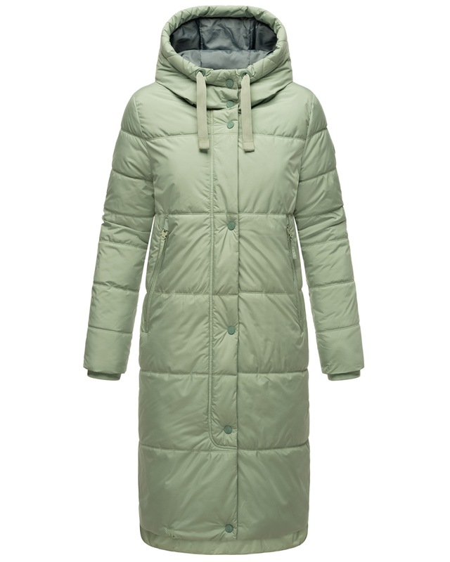 Marikoo Winterjacke »Soranaa« langer Winter Mantel mit Kapuze
