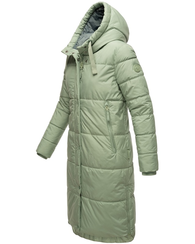 Marikoo Winterjacke »Soranaa« langer Winter Mantel mit Kapuze