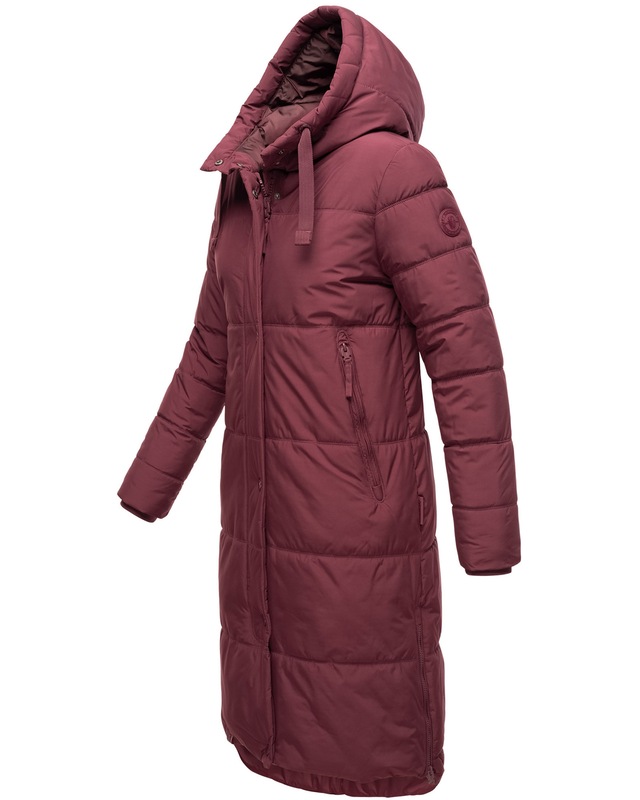 Marikoo Winterjacke »Soranaa« langer Winter Mantel mit Kapuze