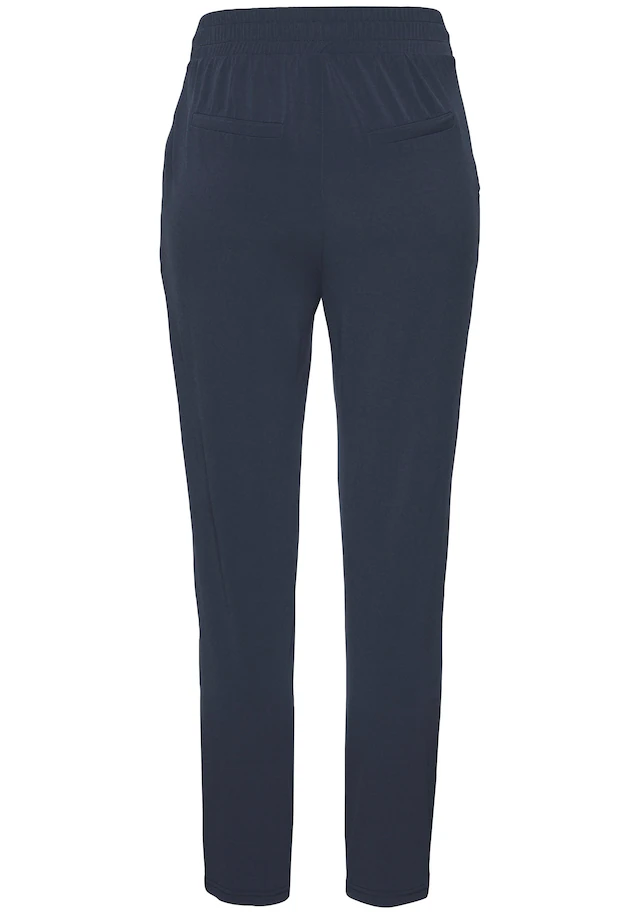 LASCANA Schlupfhose »in bequemer Passform und bügelfreiem Material« aus glatter Jerseyqualität, leichte Sommerhose mit Taschen, bügelfrei