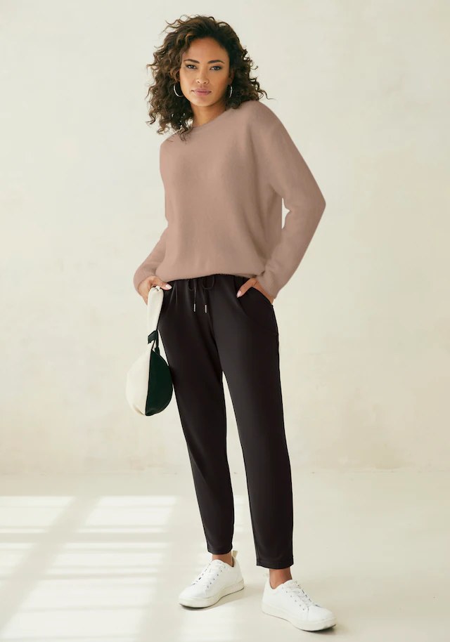 LASCANA Schlupfhose »in bequemer Passform und bügelfreiem Material« aus glatter Jerseyqualität, leichte Sommerhose mit Taschen, bügelfrei