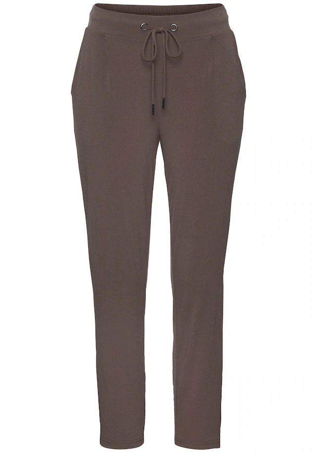 LASCANA Schlupfhose »in bequemer Passform und bügelfreiem Material« aus glatter Jerseyqualität, leichte Sommerhose mit Taschen, bügelfrei