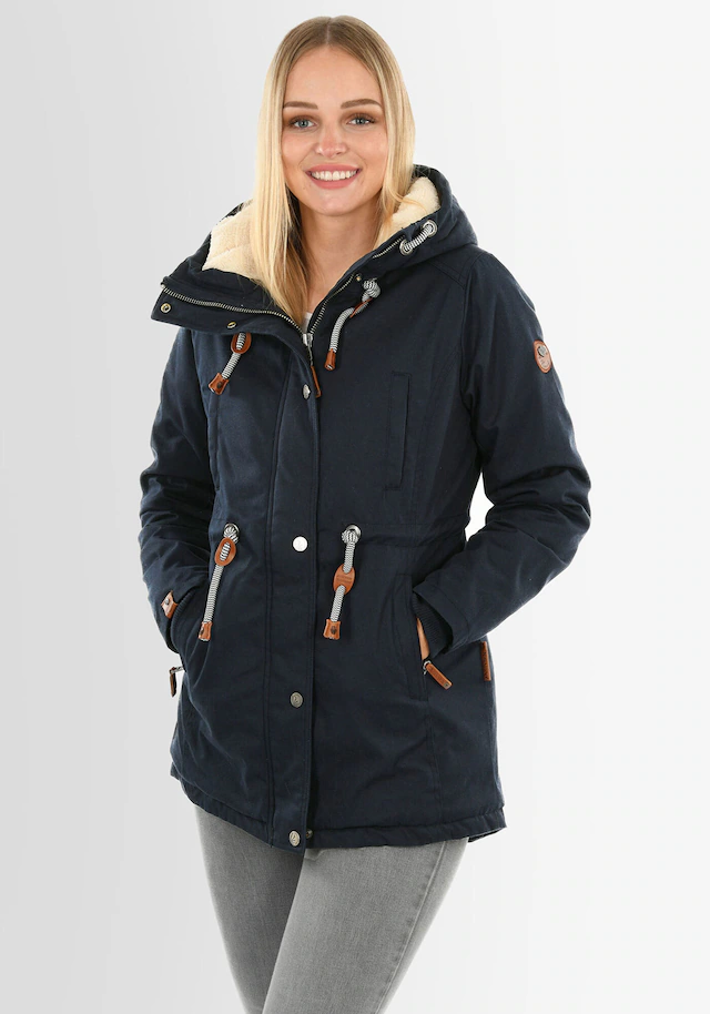 Navahoo Winterjacke »Ireliaa« mit warmen Teddyfell
