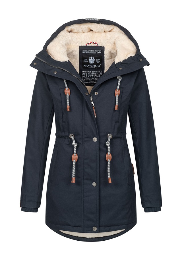 Navahoo Winterjacke »Ireliaa« mit warmen Teddyfell