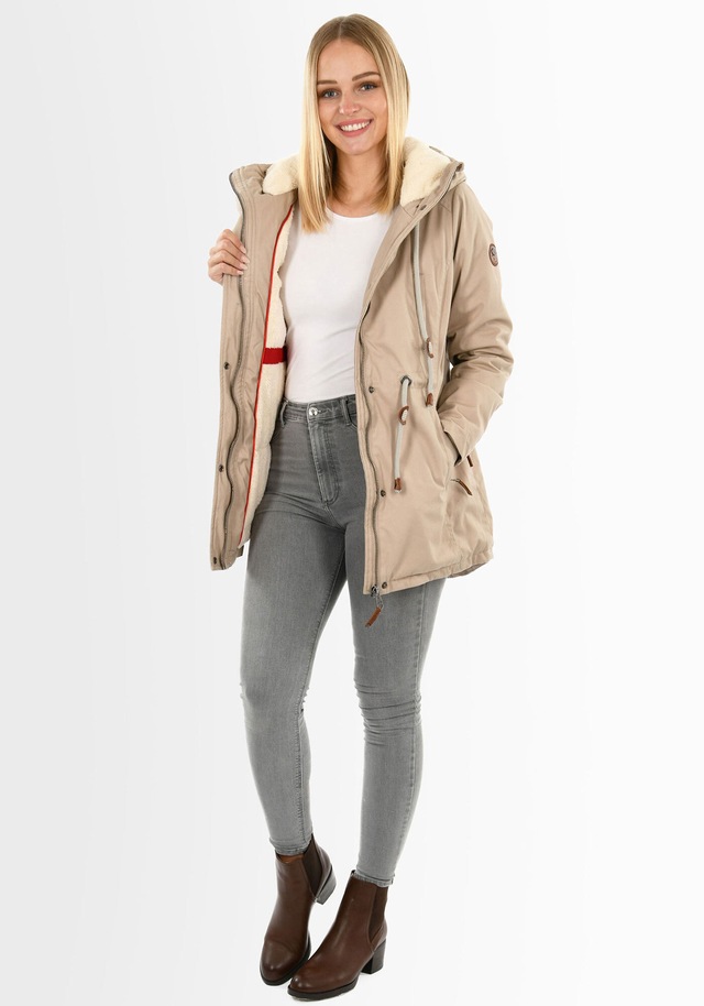 Navahoo Winterjacke »Ireliaa« mit warmen Teddyfell