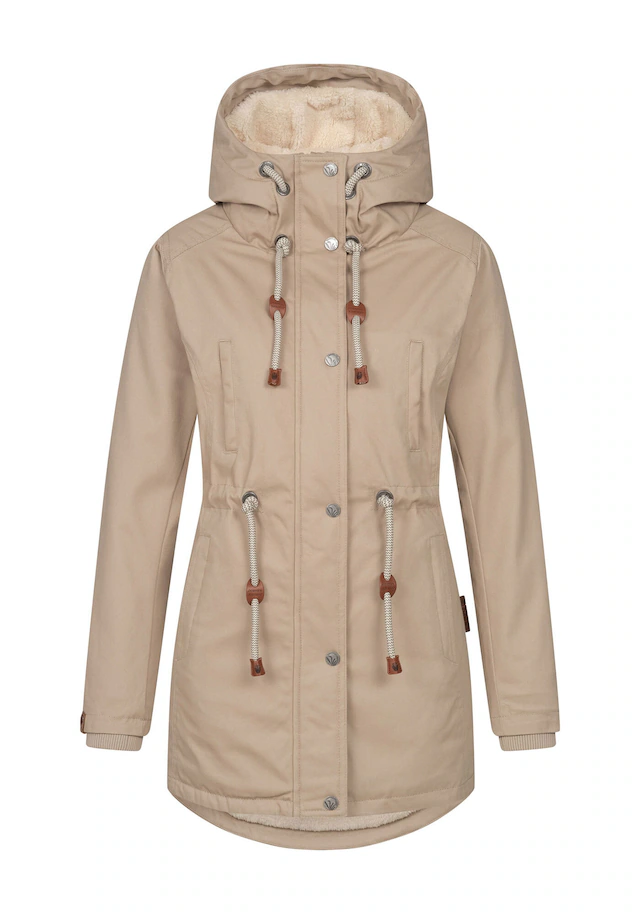 Navahoo Winterjacke »Ireliaa« mit warmen Teddyfell