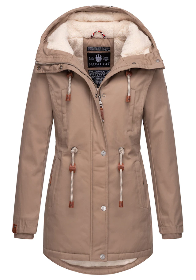 Navahoo Winterjacke »Ireliaa« mit warmen Teddyfell