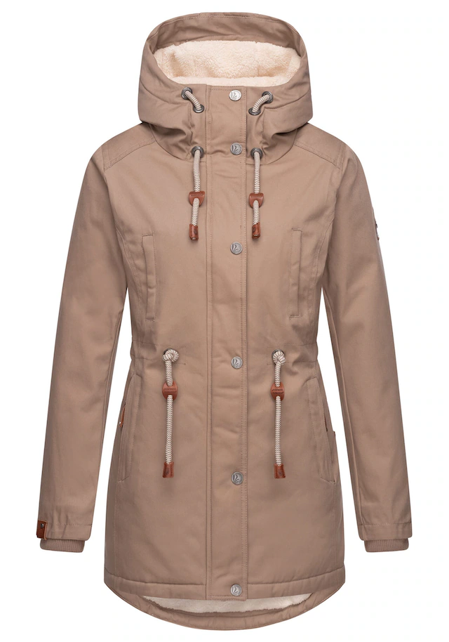 Navahoo Winterjacke »Ireliaa« mit warmen Teddyfell