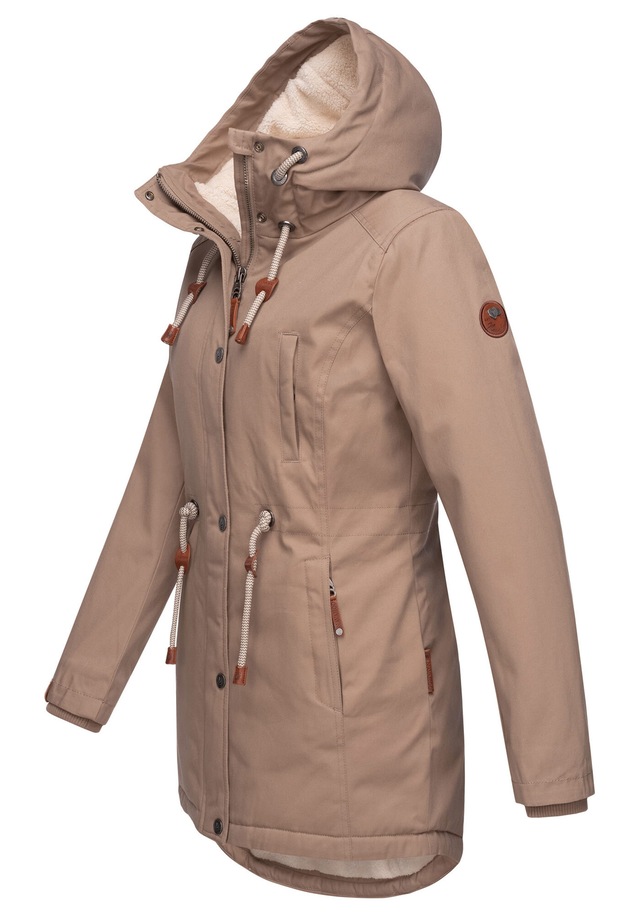 Navahoo Winterjacke »Ireliaa« mit warmen Teddyfell