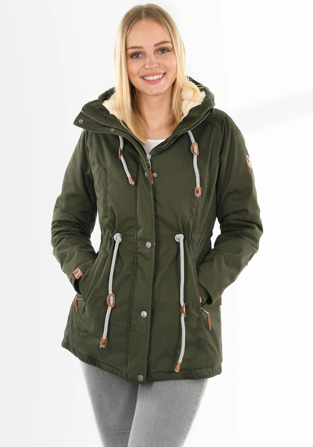 Navahoo Winterjacke »Ireliaa« mit warmen Teddyfell