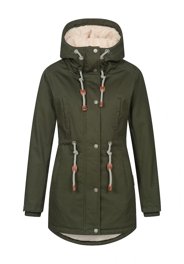 Navahoo Winterjacke »Ireliaa« mit warmen Teddyfell