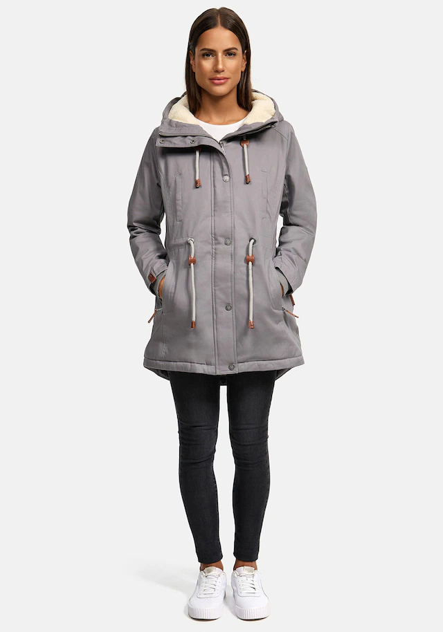 Navahoo Winterjacke »Ireliaa« mit warmen Teddyfell