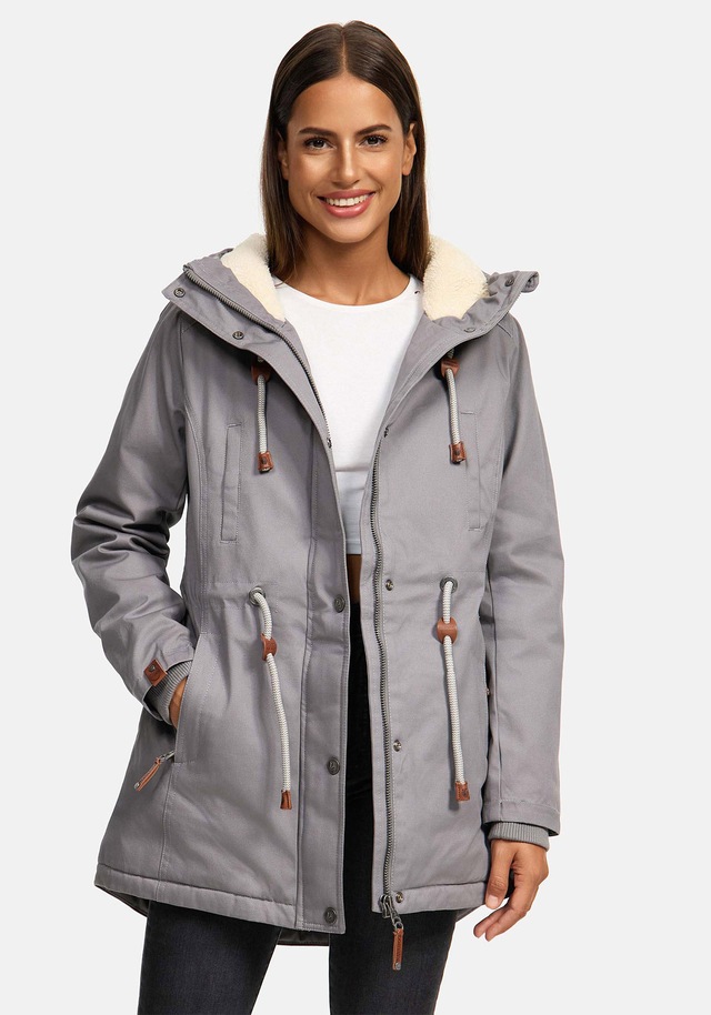 Navahoo Winterjacke »Ireliaa« mit warmen Teddyfell