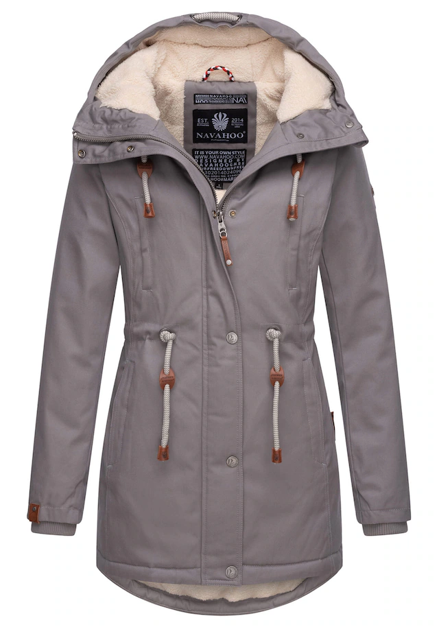 Navahoo Winterjacke »Ireliaa« mit warmen Teddyfell